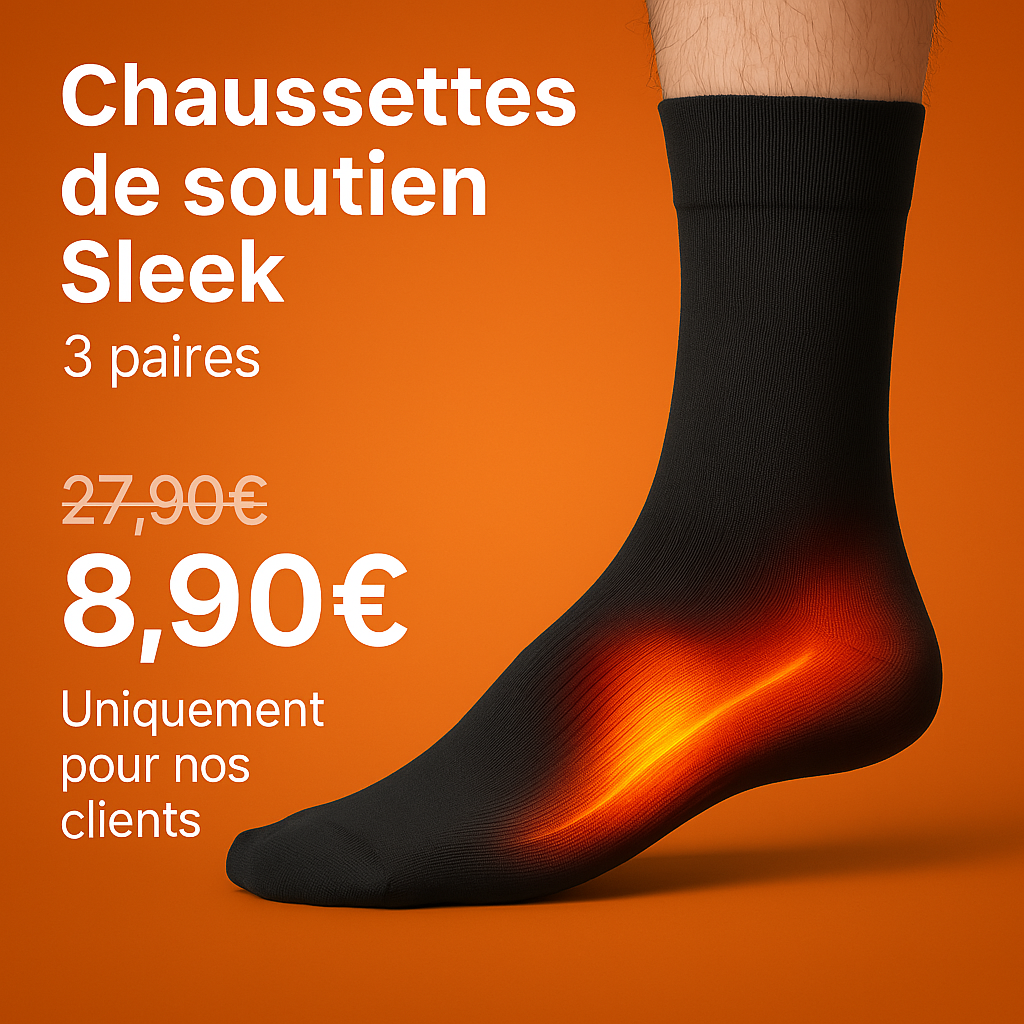 Les chaussettes pensées pour vos semelles Sleek Concept