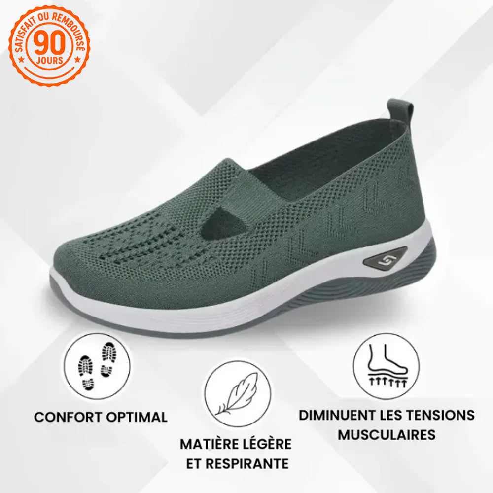 ErgoStepia™ - Baskets à confort orthopédique pour femme
